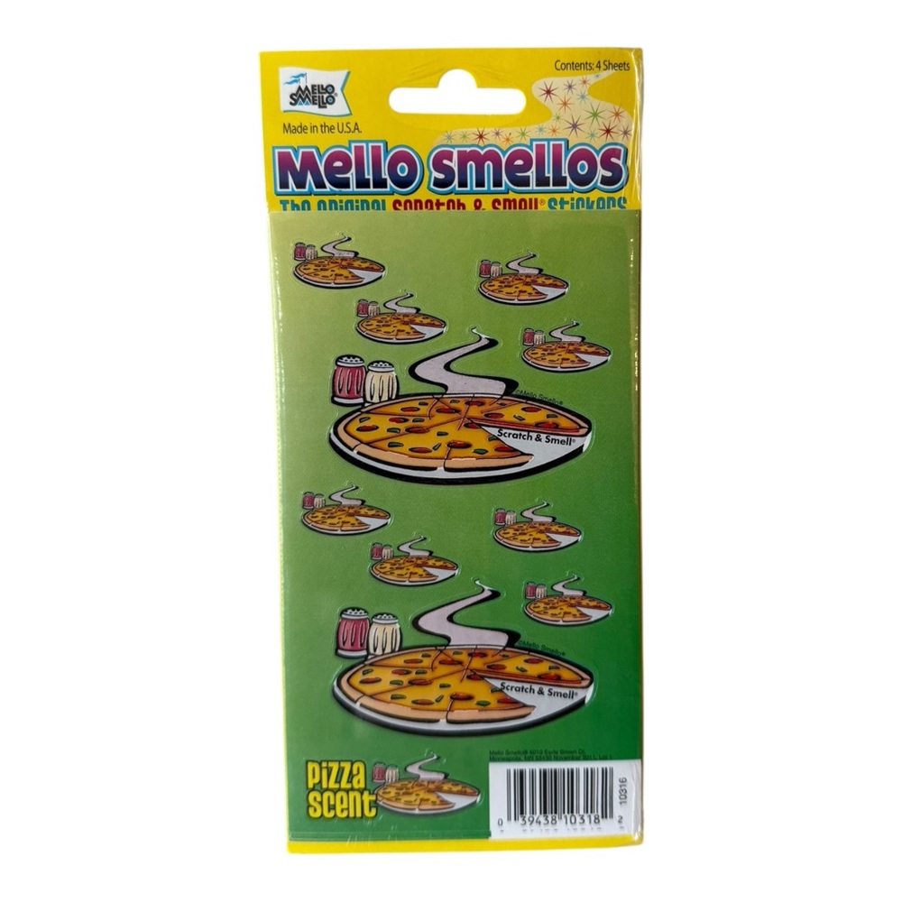 Mello Smello Scratch & Sniff Stickers - Pizza Sealed 10316